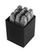 MULTICOMP PRO MP011890 Number Stamp, Chrome Vanadium Steel, 8mm, 0 to 8, 9 Pieces