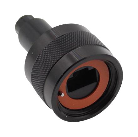 BULGIN LIMITED PXM0609NSANBK6883 Modular Connector, Alum, Blk Anodised, RJ45 Plug, 1 x 1 (Port), 8P8C, IP68, Cable Mount