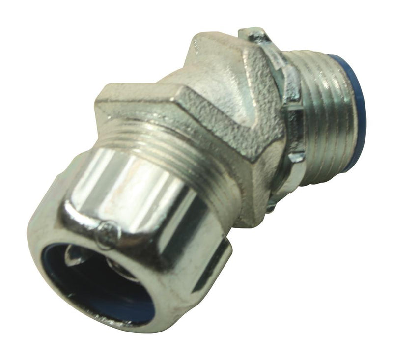 ABB - THOMAS & BETTS 5341 CONDUIT FITTING, 45 DEGREE LIQUIDTIGHT, IRON, 9.53MM