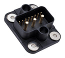 AMPHENOL LTW SPMD-10PFMC-QSD7001 Automotive Connector, Straight Receptacle, 11 Contacts, Crimp Pin, Thermoplastic Body, Copper