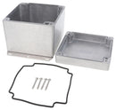 HAMMOND 1550Z137F Metal Enclosure, w/ Flange, Instrument, Diecast Aluminium, 121 mm, 121 mm, 102 mm, IP66, IP67, IP68