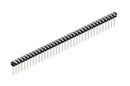 FISCHER ELEKTRONIK SL 18 082 36 Z Pin Header, Board-to-Board, Wire-to-Board, 2.54 mm, 1 Rows, 36 Contacts, Through Hole Right Angle