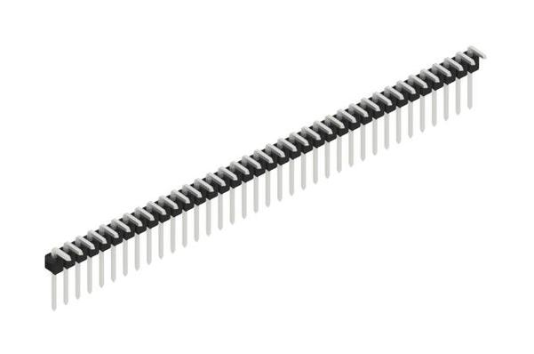 FISCHER ELEKTRONIK SL 18 082 36 Z Pin Header, Board-to-Board, Wire-to-Board, 2.54 mm, 1 Rows, 36 Contacts, Through Hole Right Angle
