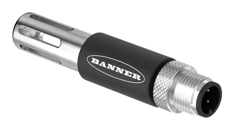 BANNER ENGINEERING S15S-TH-KQ Temperature, Humidity & Dew Point Sensor, 0% to 100% RH, -40 to 70&deg;C, Digital - IO-Link, 18 to 30VDC