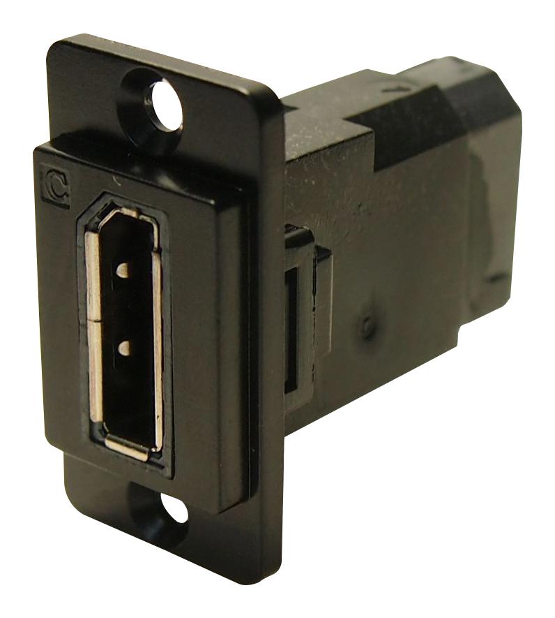 MULTICOMP PRO MP-CP30733MB DVI to HDMI Audio / Video Adapter, Black Metal Frame, DisplayPort Receptacle