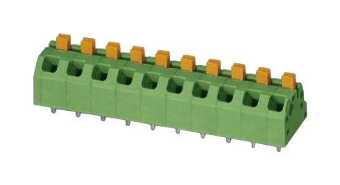 PHOENIX CONTACT 1071049 Wire-To-Board Terminal Block, 5 mm, 5 Ways, 24 AWG, 16 AWG, 1.5 mm&sup2;, Push In