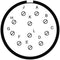 AMPHENOL AEROSPACE D38999/26JF11PN-LC Circular Connector, MIL-DTL-38999 Series III, DS38999/26 Series, Straight Plug, 11 Contacts