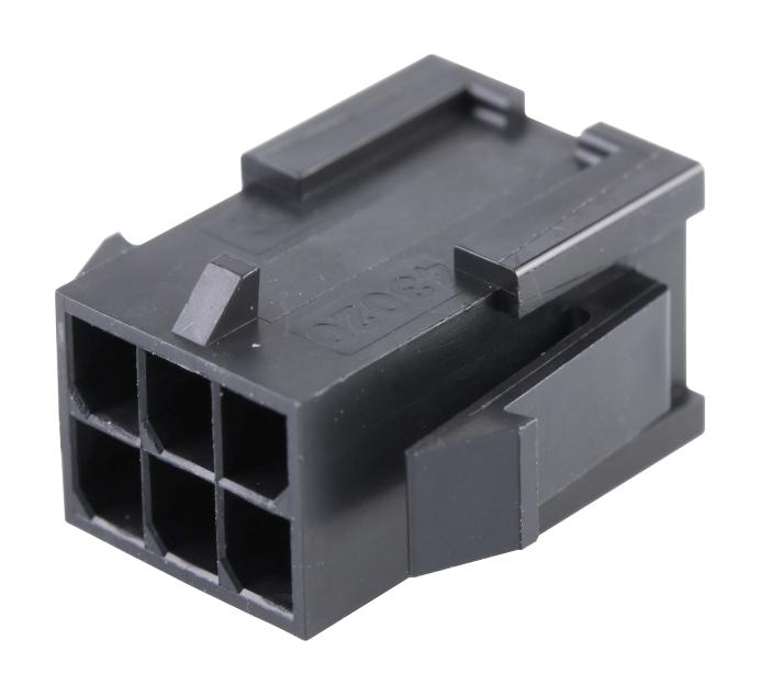 MOLEX 43020-0610 Connector Housing, Micro-Fit 3.0 43020 Series, Plug, 6 Ways, 3 mm