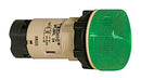 ALTECH 3PLBR3L-024 PILOT LIGHT, LED, GREEN, 22MM, 24V