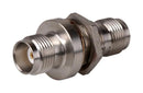 HUBER+SUHNER 34"TNC-50-0-4/133"NE RF / Coaxial Adapter, TNC, Jack, TNC, Jack, Straight Bulkhead Adapter, 50 ohm