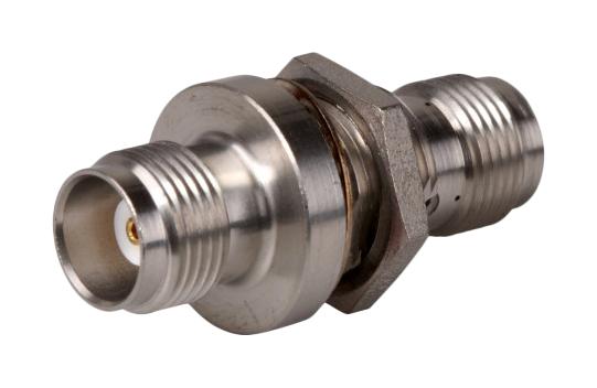 HUBER+SUHNER 34"TNC-50-0-4/133"NE RF / Coaxial Adapter, TNC, Jack, TNC, Jack, Straight Bulkhead Adapter, 50 ohm