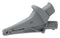 CAL TEST ELECTRONICS CT4501-8 ALLIGATOR CLIP, GRAY, 20A, 1.2"