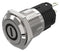 EAO 82-4151.1000.B001 Vandal Resistant Switch, On/Off, 82-x151.1000.B001 Series, 16 mm, SPDT, Momentary, Round Flat Flush