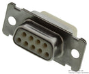ITT CANNON DEMAM9SF225 D SUB CONNECTOR, STANDARD, 9 POSITION, R