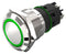EAO 82-5552.1133 Vandal Resistant Switch, 82 Series, 19 mm, SPDT, Momentary, Round Flat Flush, Natural