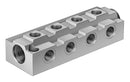 FESTO FR-8-1/4 Pneumatic Fitting, Distributor Block, G1/4, 16 bar, Die-Cast Aluminium, FR