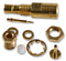 RADIALL R114303000 RF / Coaxial Connector, SMB Coaxial, Straight Bulkhead Jack, Solder, 50 ohm, RG178, RG178LC, RG196