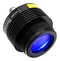 BANNER ENGINEERING GS60BL4Q Guide Spotlight, LED, Blue, 4&deg; Lens, 60 mm Dia, 12 to 30 VDC, 4 pin M12 Integral QD, GS60 Series