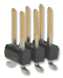MOLEX 15-91-0060 Pin Header, Signal, 2.54 mm, 2 Rows, 6 Contacts, Surface Mount Straight, C-Grid 71308