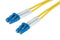 L-COM SFODLC-CL-01 Fibre Optic Cable, Singlemode, 2 Fibres, 9&micro;m/125&micro;mDia, LC-LC Duplex, 1m