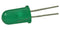 DIALIGHT 521-9250F LED, Green, Through Hole, T-1 3/4 (5mm), 10 mA, 2.3 V, 565 nm