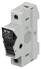 TE CONNECTIVITY 1SNF100031R0000 Fuse Holder, Modular, DIN Rail, 1 Fuse, 30 A, 600V, 600VAC, Class CC, Screw Clamp