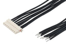 MOLEX 226431-1083 Cable Assembly, Mini-SPOX Receptacle to Free End, 8 Ways, 2.5 mm, 1 Row, 300 mm, 11.8 "