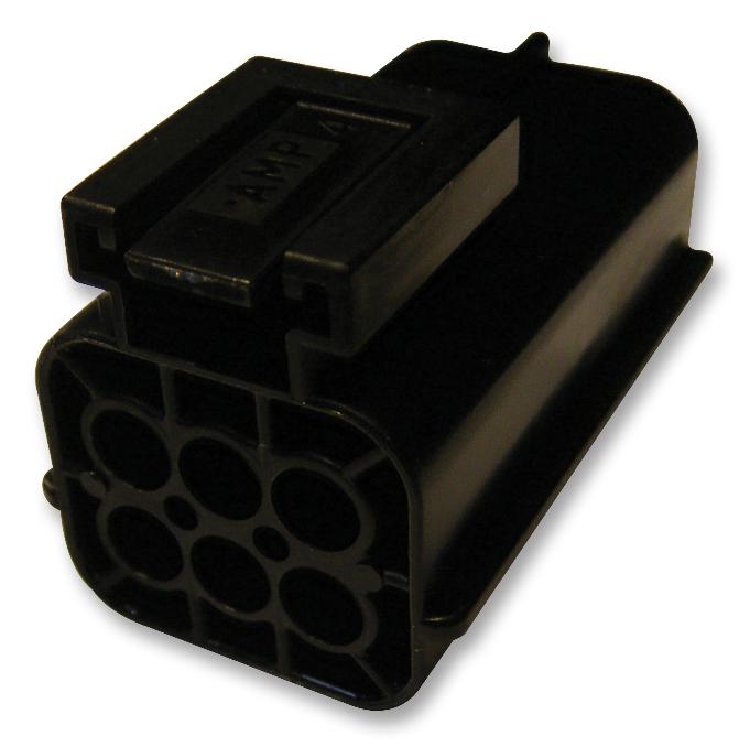 AMP - TE CONNECTIVITY 344265-1 Connector Housing, Econoseal, Receptacle, 6 Ways, 4.8 mm, AMP Econoseal Series Plug Contacts