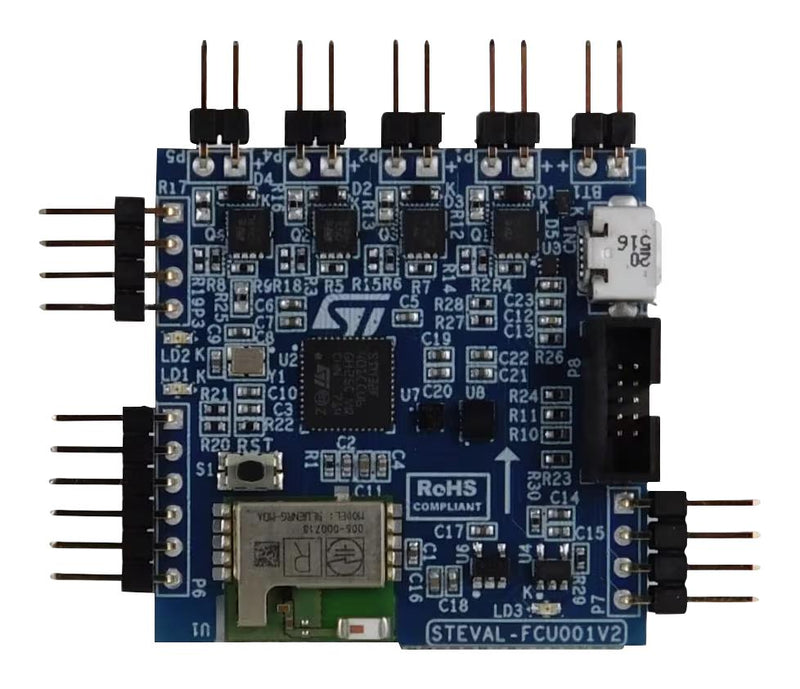 STMICROELECTRONICS STEVAL-FCU001V2 Evaluation Board, STM32F4, STM32F7, STM32H7, Flight Controller Toy Drone, Embedded
