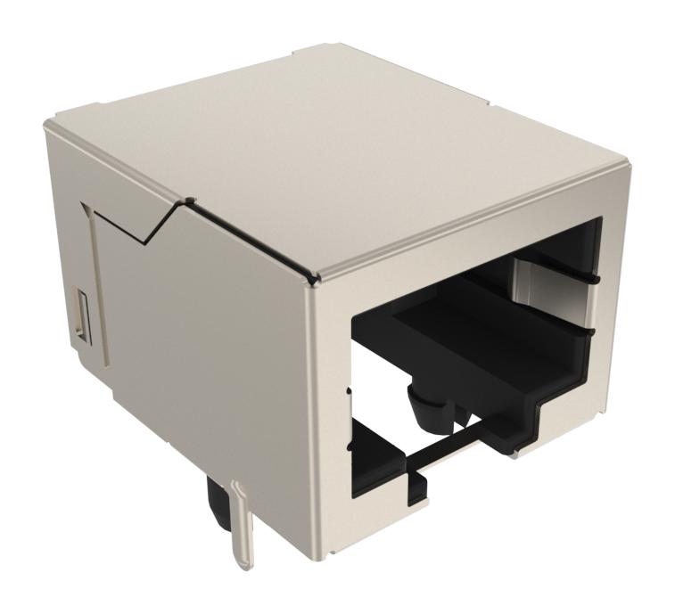 AMPHENOL COMMUNICATIONS SOLUTIONS RJE05188141C Modular Connector, RJ45 Jack, 1 x 1 (Port), 8P8C, Cat5, Through Hole Mount