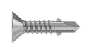 TR Fastenings 6.3 X 70 KTSTDX Z100 WINGED 6.3 Ktstdx WINGED Countersunk Head Screw Steel 6.3X70MM