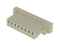 SAMTEC ISS1-08 Connector Housing, White Nylon, 1Row, MicroMate ISS1 Series, Receptacle, 8 Ways, 2.54 mm