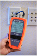 TEMPO NC-500 NETCAT PRO 2 Wire Tester, Netcat Pro Series, Network, Portable, 600 m Range, LCD Screen, 85 mm x 35 mm GTIN UPC EAN: 783310236399