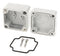 HAMMOND 1555A2GY Plastic Enclosure, Styled Lid, Small, Polycarbonate, 41 mm, 51 mm, 52 mm, IP68