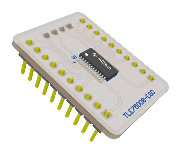 INFINEON TLE75620ESTDBTOBO1 Daughter Board, SPIDER+ Motherboards, SPI Drive Relay Control SP002641486