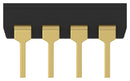 ALCOSWITCH - TE CONNECTIVITY ADFN04TTU04 DIP SW, 4CKT, SPST, 0.025A, 24VDC, TH