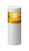 PATLITE LR5-102WENW-Y Signal Tower, Ethernet, Continuous, Flashing, 1 Tier, Amber, Direct Mount, 24 VDC, IP65