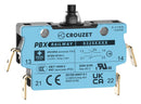CROUZET 83250210 Microswitch, IP67, Standard, Pin Plunger, SPDT-DB, Quick Connect, Right Angle, 2 A