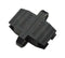 BROADCOM AFBR-4536EZ Fiber Optic Connector, Duplex Bulkhead, Black Port, Thermoplastic Body, AFBR-452xZ Series