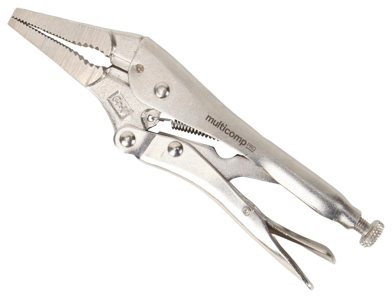 MULTICOMP PRO MP012241 PLIER, LONG NOSE, LOCKING, CRV, 9"