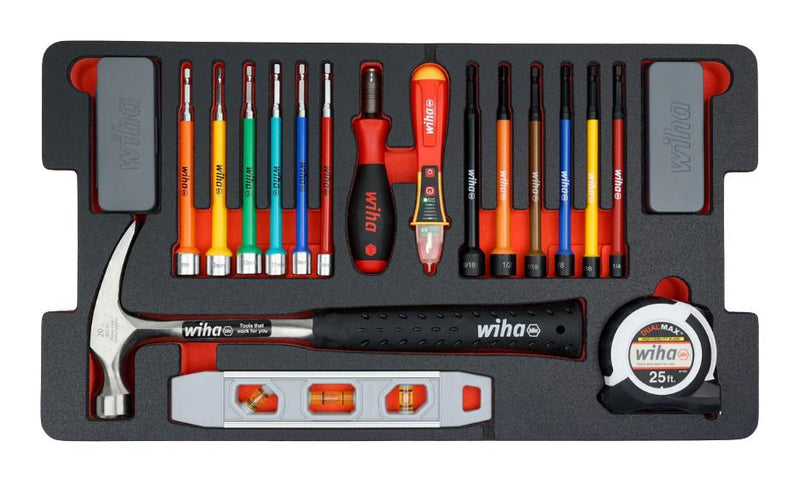 WIHA 92100 PREMIUM MOBILE TOOL KIT, 194PC