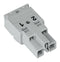 WAGO 770-252 Pluggable Terminal Block, 10 mm, 2 Ways, 20AWG to 12AWG, 4 mm&sup2;, Push In, 25 A