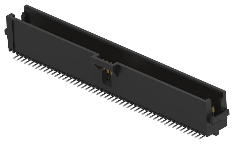 TE CONNECTIVITY 1-104549-0 Pin Header, Wire-to-Board, 1.27 mm, 2 Rows, 100 Contacts, Through Hole, System 50 Series