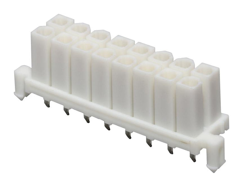 MOLEX 15-24-7161 PCB Receptacle, Board-to-Board, Power, Wire-to-Board, 4.2 mm, 2 Rows, 16 Contacts