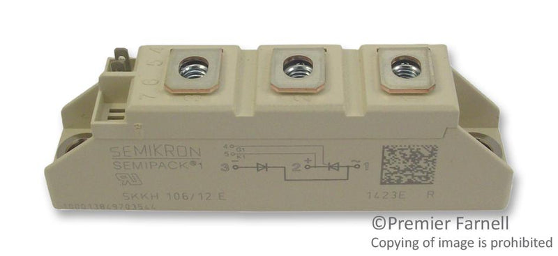 Semikron SKKH 106/12 E SKKH E Thyristor Module 106A 1.2KV