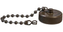 AMPHENOL INDUSTRIAL 9760-18 RECEPTACLE PROTECTION CAP W/CHAIN, METAL