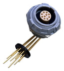 MULTICOMP PRO MCP-P1SRG10PRGG Circular Connector, MCP IP50 Push Pull, Right Angle Panel Mount Receptacle, 10 Contacts