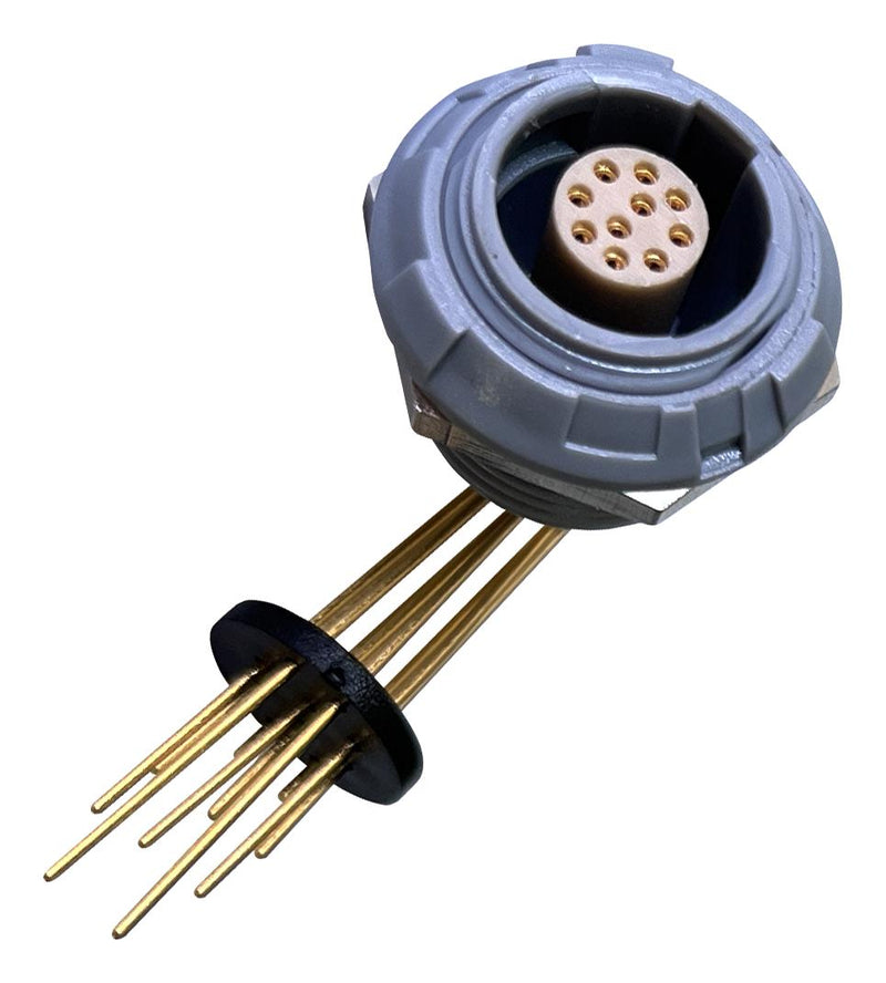 MULTICOMP PRO MCP-P1SRG10PRGG Circular Connector, MCP IP50 Push Pull, Right Angle Panel Mount Receptacle, 10 Contacts
