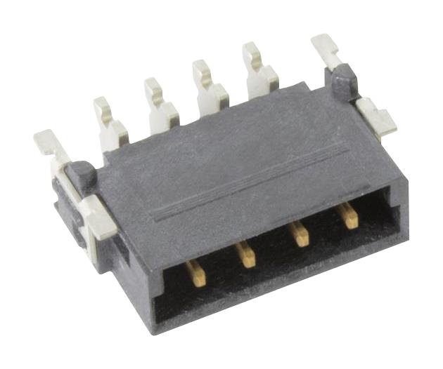 HARTING 15550042601000 Pin Header, Board-to-Board, 2.54 mm, 1 Rows, 4 Contacts, Surface Mount Right Angle