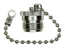 AMPHENOL LTW CAP-WBDFSPB1 Dust Cap / Cover, IP67, Dust Cap with Chain, Amphenol LTW M Series M12 Female Sensor Connectors